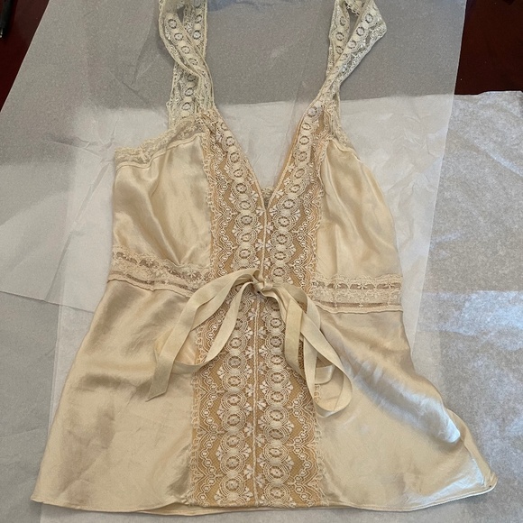 Miguelina Stephanie Lace Top SMALL Camisole SILK - Picture 1 of 16